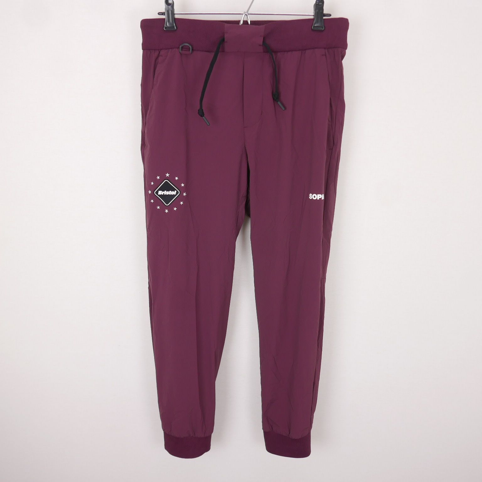 22AW F.C.Real Bristol エフシーレアルブリストル 4WAY STRETCH RIBBED PANTS メンズ ストレッチ ジョガー  パンツ BORDEAUX S FCRB-222017