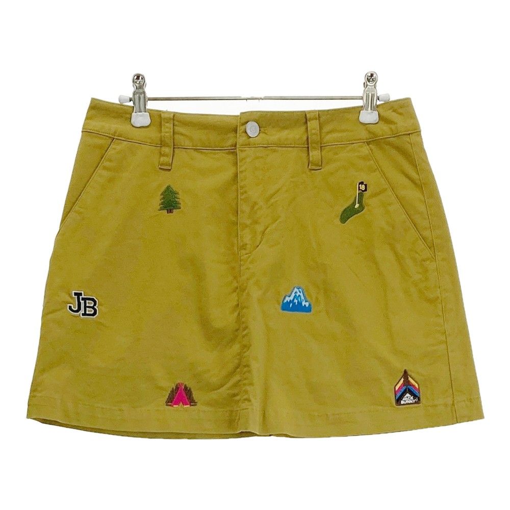 サイズ：1 JACK BUNNY ジャックバニー  インナー付ストレッチスカート  カーキ系 [240101261643]# ゴルフウェア レディース ストスト