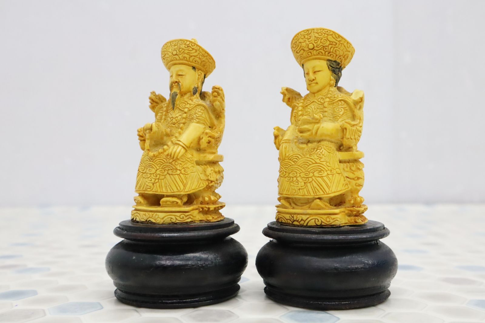 ◇高さ約13cm 古玩 骨董｜中国 皇帝像 中国美術｜ 伝統工芸品 彫刻