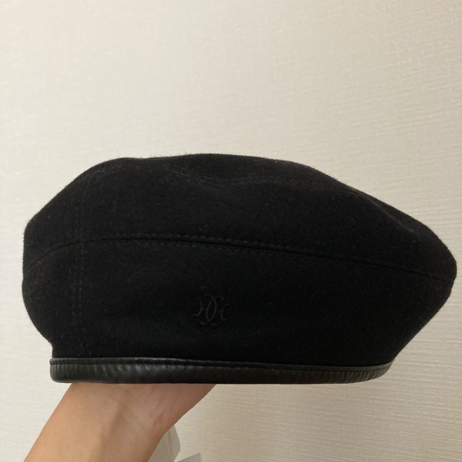 HERMES ベレー帽 サントノーレ HERMES エルメス サントノーレ ベレー帽 ブラック カシミア