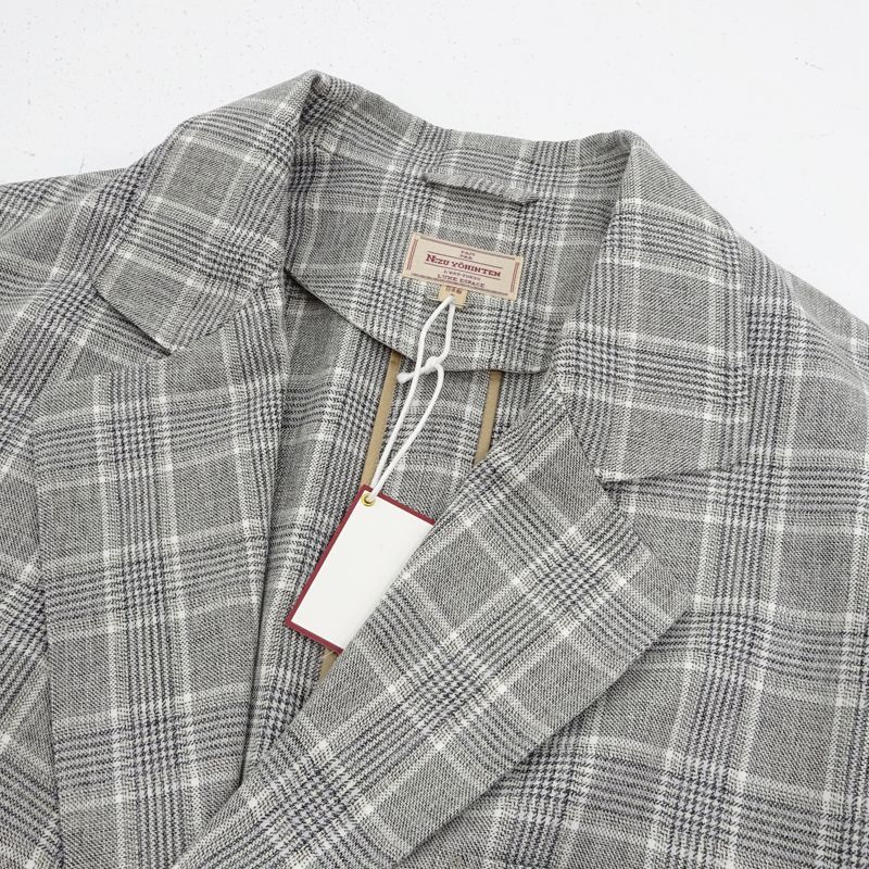 三重店】NEZU YOHINTEN｜根津洋品店 ネズヨウヒンテン チェック リネン 