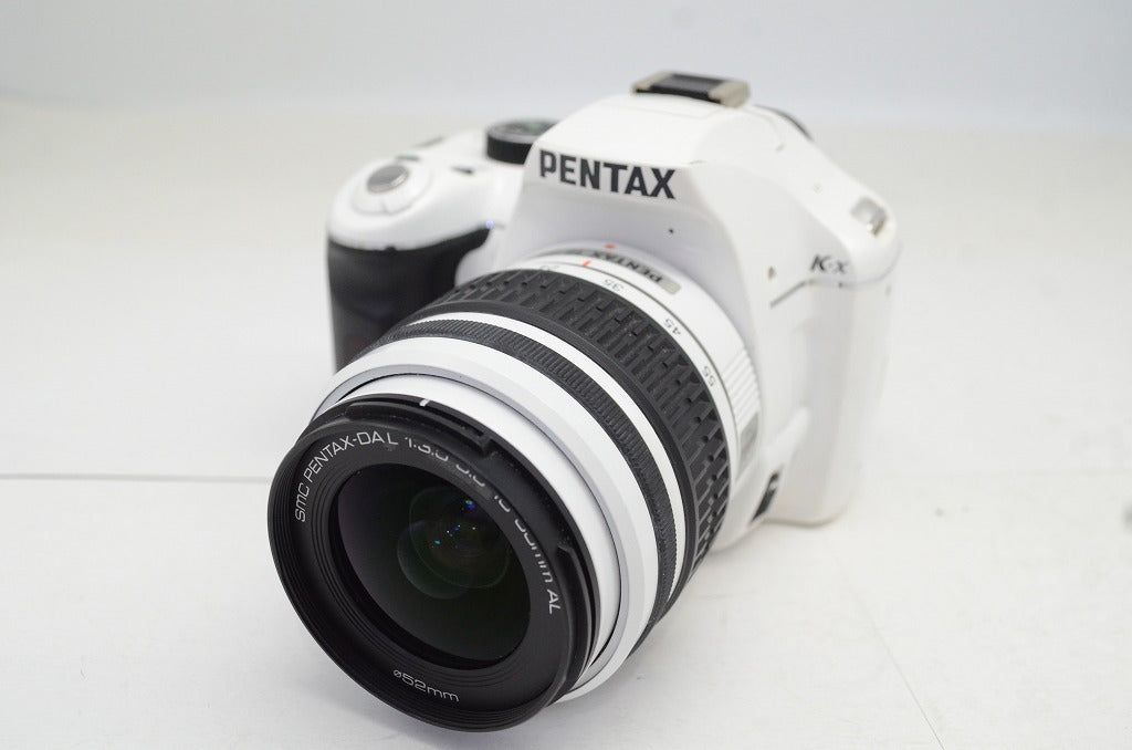 PENTAX K-x レンズキット smc PENTAX DA L 18-55mm F3.5-5.6 AL デジタル一眼レフカメラ ホワイト 250927aa