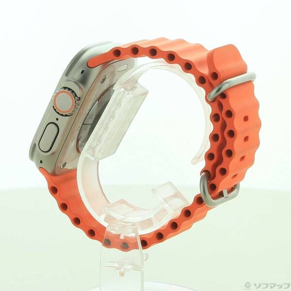 〔 品〕 Apple Watch Ultra 2 GPS Cellular 49mm チタニウムケース オレンジオーシャンバンド 269