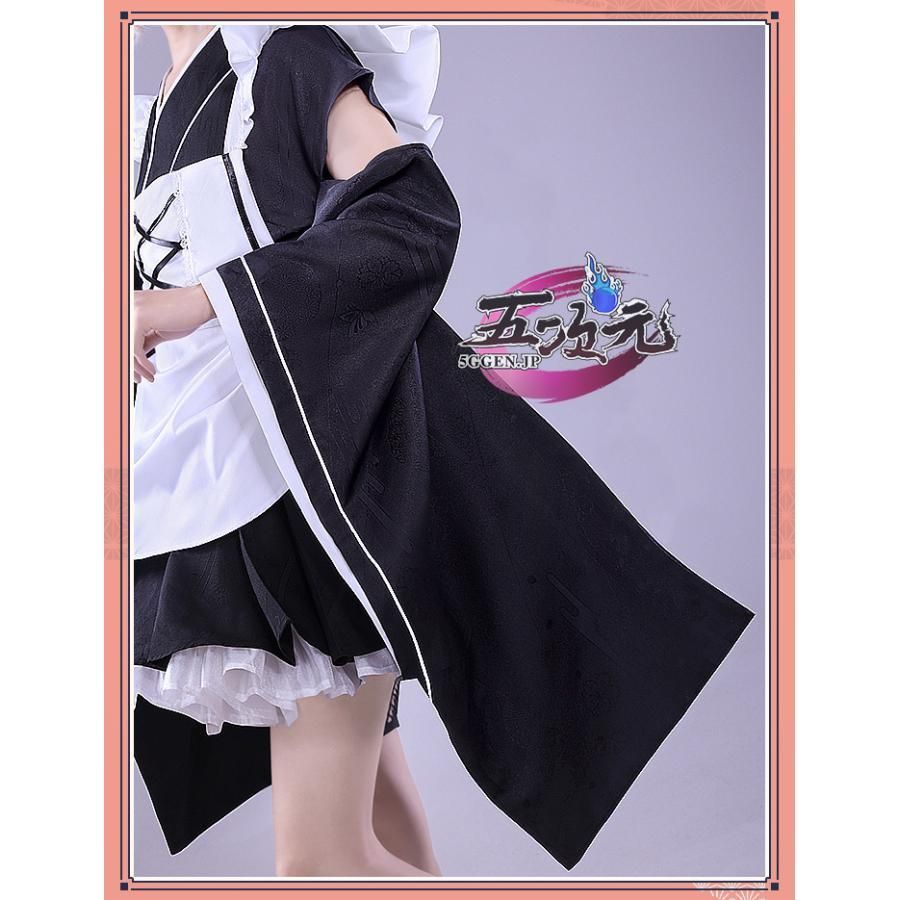 三分妄想 原神 コスプレ 楓原万葉 メイド服 衣装 ※ウィッグ 追加可能 三分妄想 原神 コスプレ 楓原万葉 メイド服 衣装 ※ウィッグ 追加可能