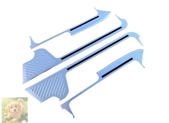 トヨタ アルファード ヴェルファイア 40系2色選択可 ステンレス スカッフプレート プロテクター ステップカバー 内側4P -