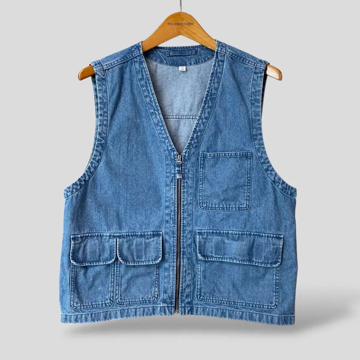 （ M ） GU じゆう ユーティリティー デニム ベスト