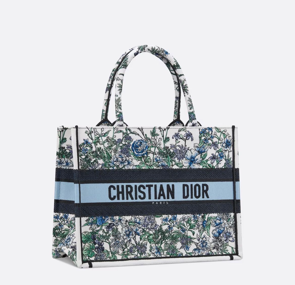新作 新品 Christian Dior ディオール DIOR BOOK TOTE ミディアムバッグ フラワー 花柄