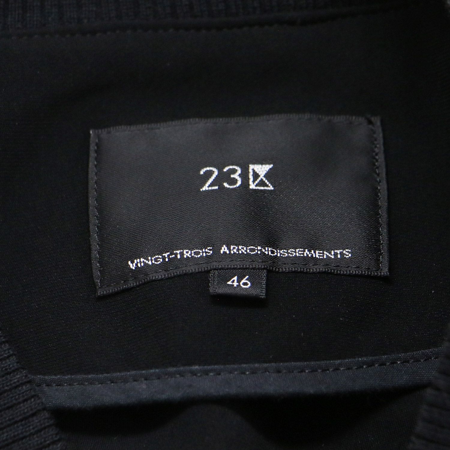 23区 ニジュウサンク ブルゾン ブラック 黒 サイズ:46(XXL