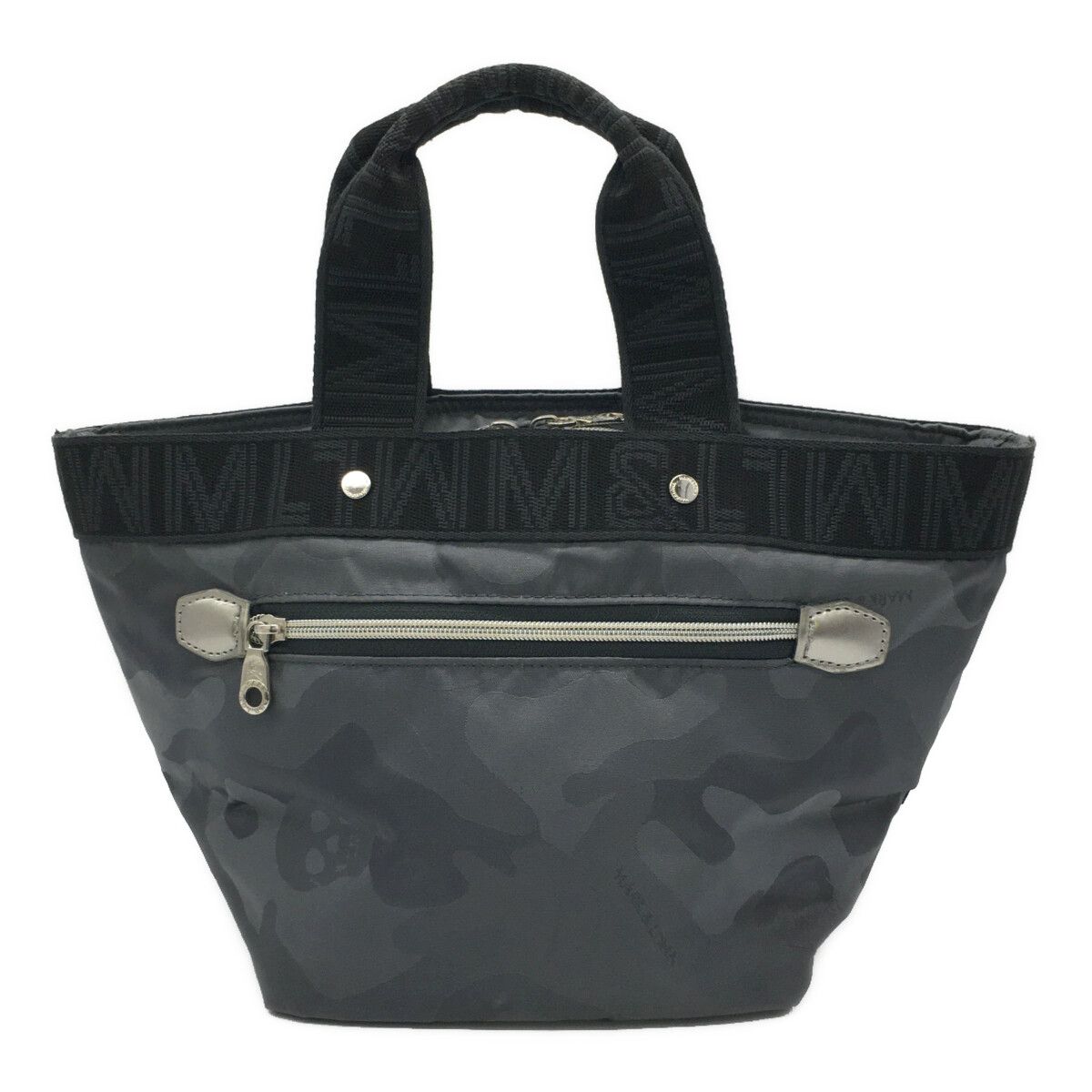 保冷温付きカートバッグ ネイビーカモフラ MARK&LONA 中古 マーク