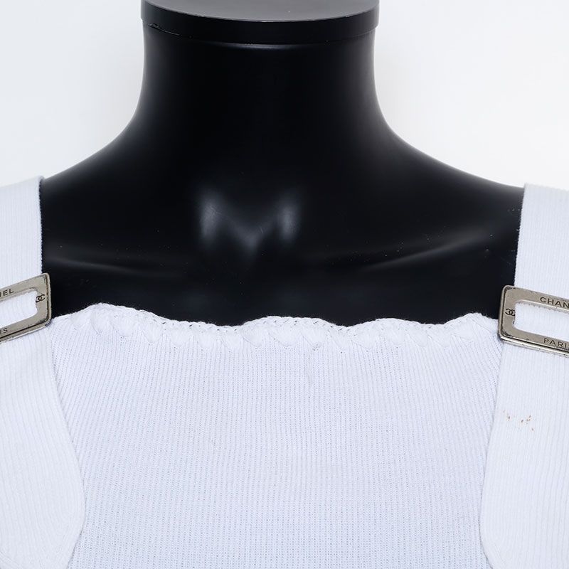 CHANEL　タンクトップ　シミあり シンプル♪】CHANEL タンクトップ