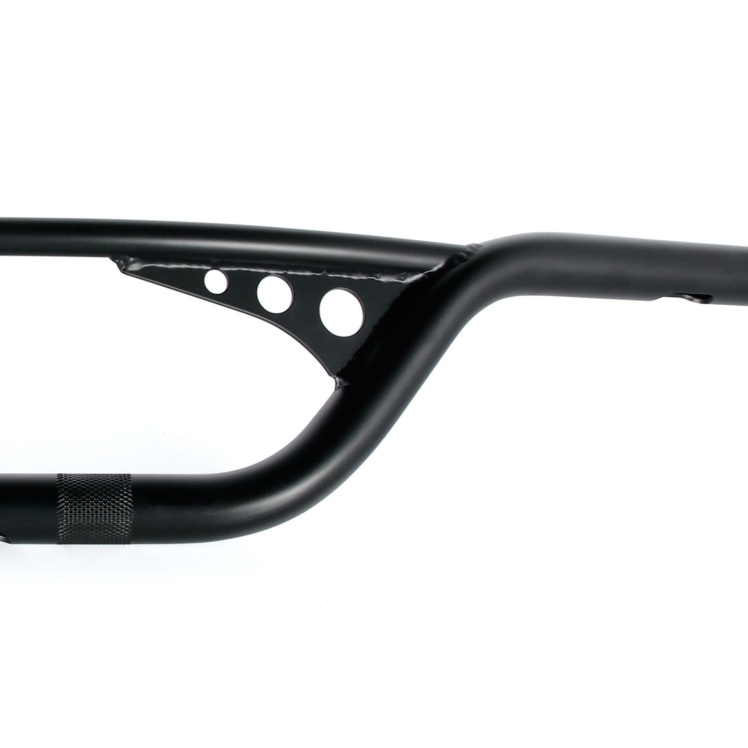 1インチ ハンドルバー インチバー 25.4mm ブラック マットブラック 