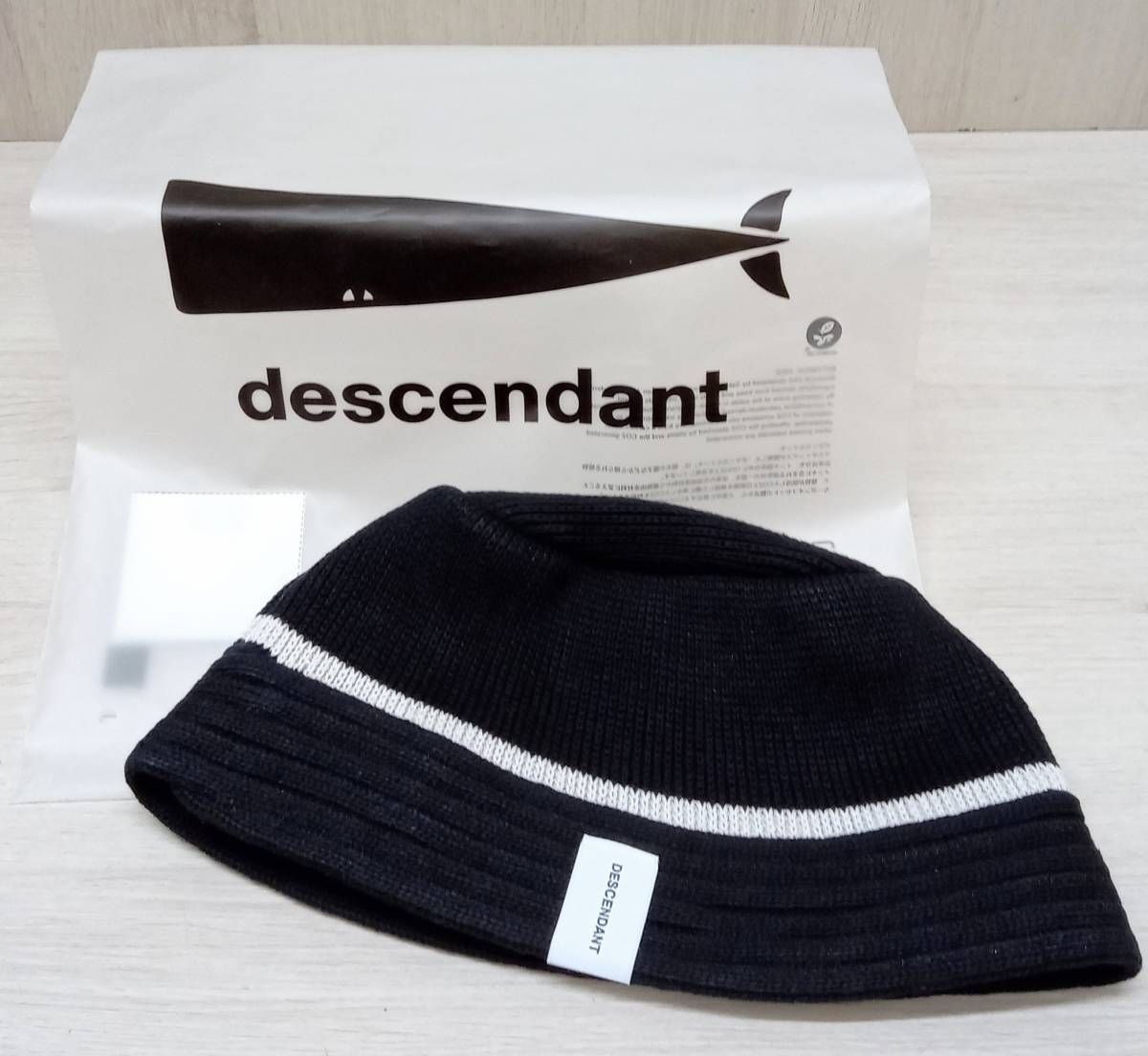 DESCENDANT/ディセンダント/ハット/232MADS-HT04/POT HAT/ブラック/サイズ3
