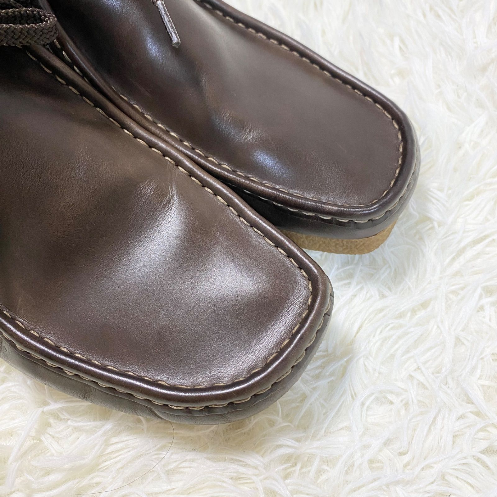 良品✨【Clarks】クラークス シェイカーブーツ モカシン ワラビー