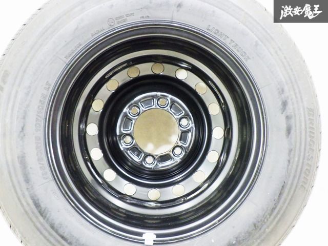 トヨタ 200系 ハイエース PCD139.7 6穴 バリ溝 195/80R15 スペアタイヤ トヨタ純正 ハイエース 15×6J +35 PCD139.7 6穴 BS 2023