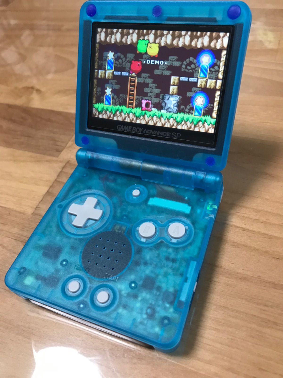 GBA SP ゲームボーイアドバンスSP IPS液晶ブルーライトカット - 携帯用 