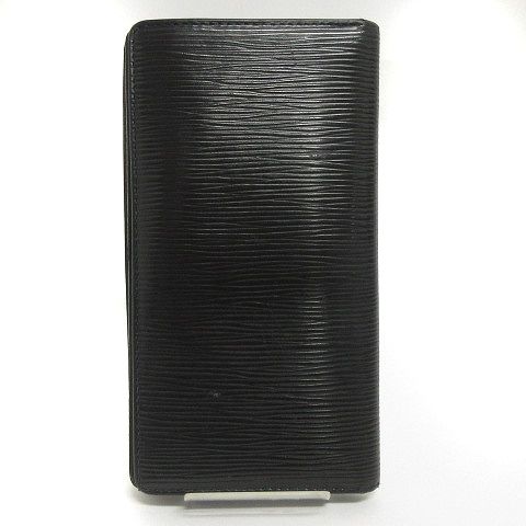 ルイヴィトン LOUIS VUITTON エピ ポルトカルト クレディ ノワール 長