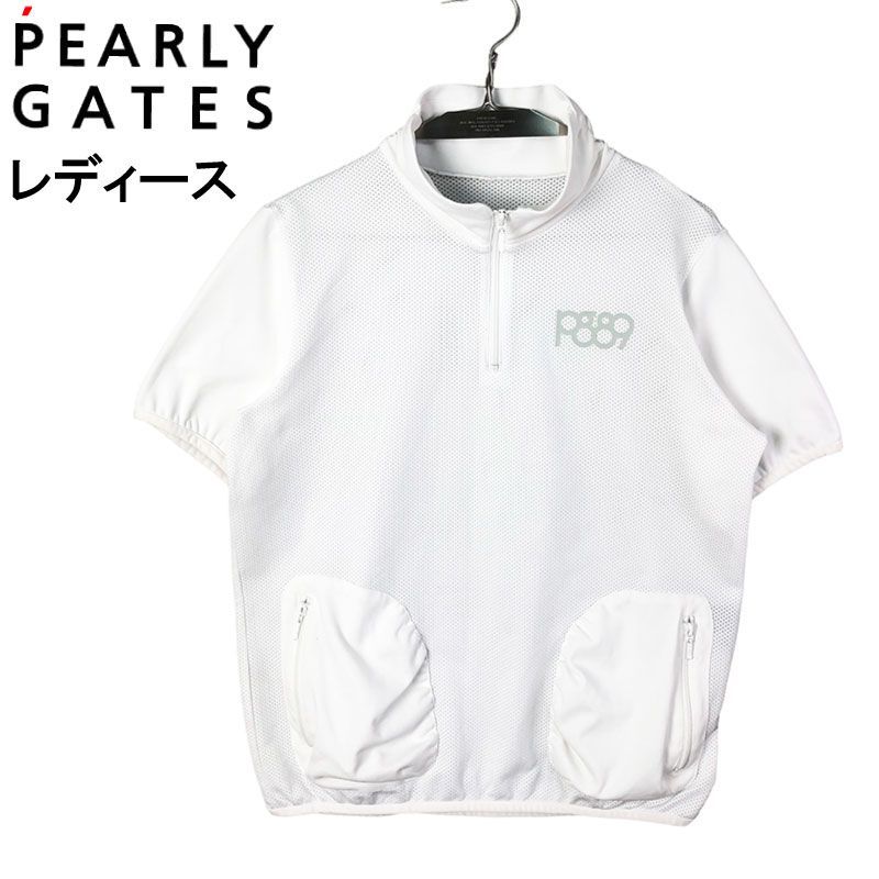 PEARLY GATES ハーフジップ ポロシャツ メッシュ パーリーゲイツ www