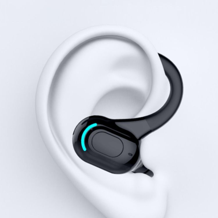 骨伝導イヤホン 片耳 耳掛け型 bluetooth 5.2 ワイヤレス