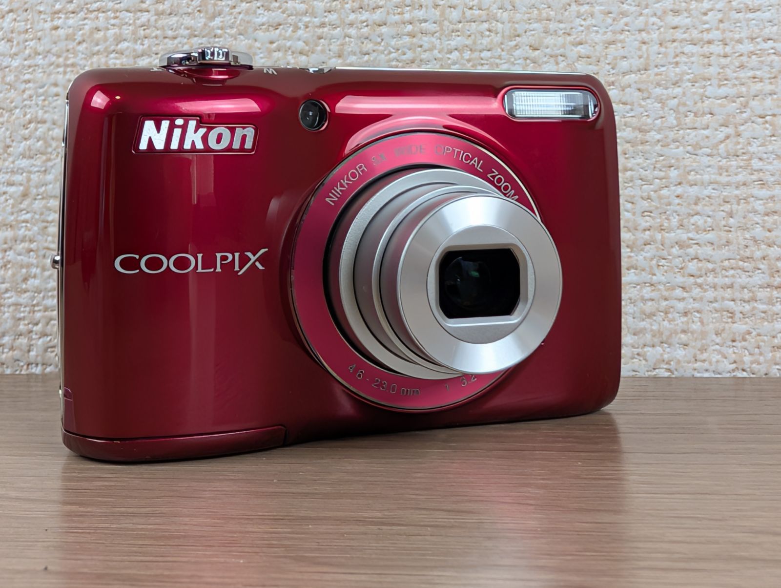 極美品】Nikon COOLPIX L26 レッド 単三電池対応で安心！1610万画素