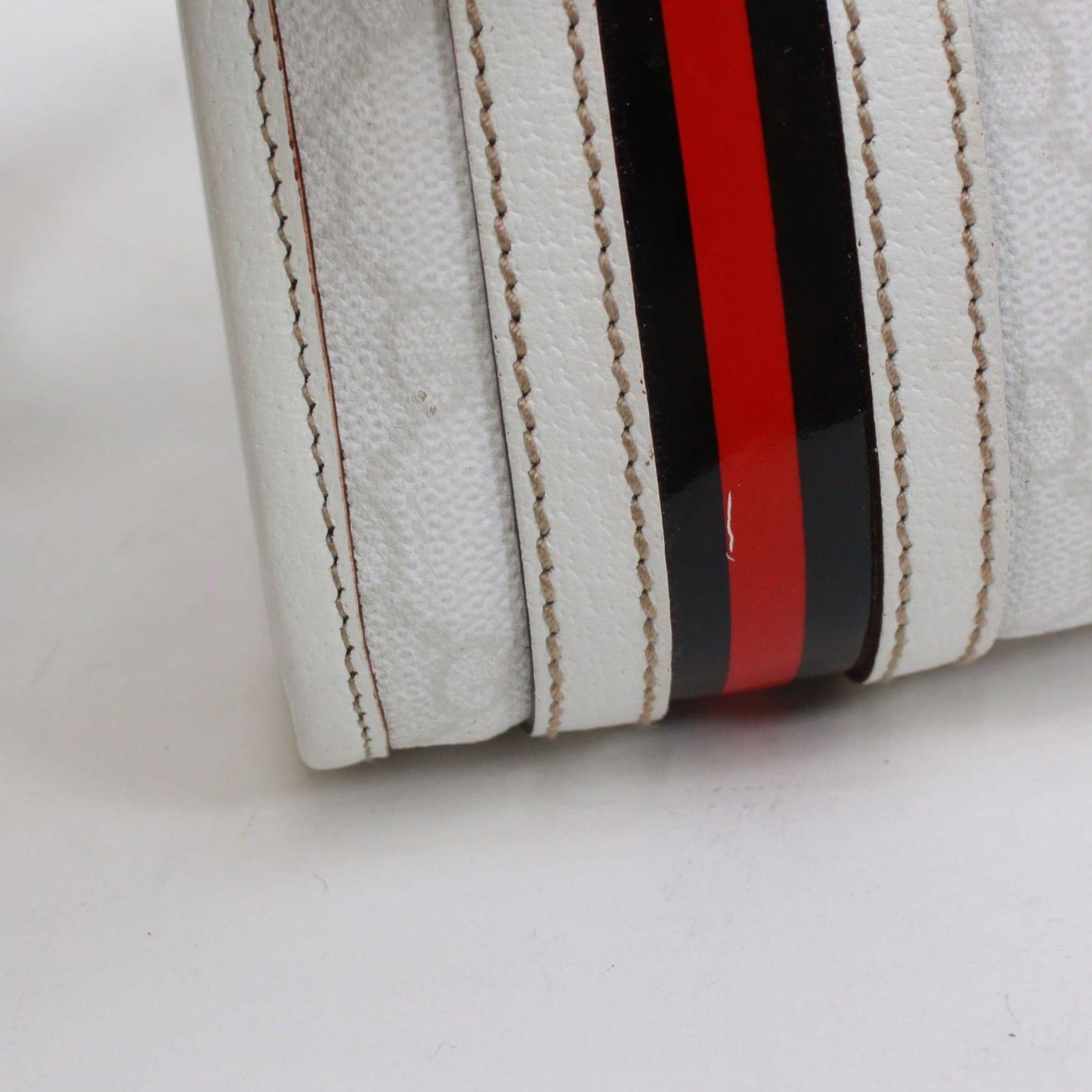 ウエストバッグ レザー×PVC