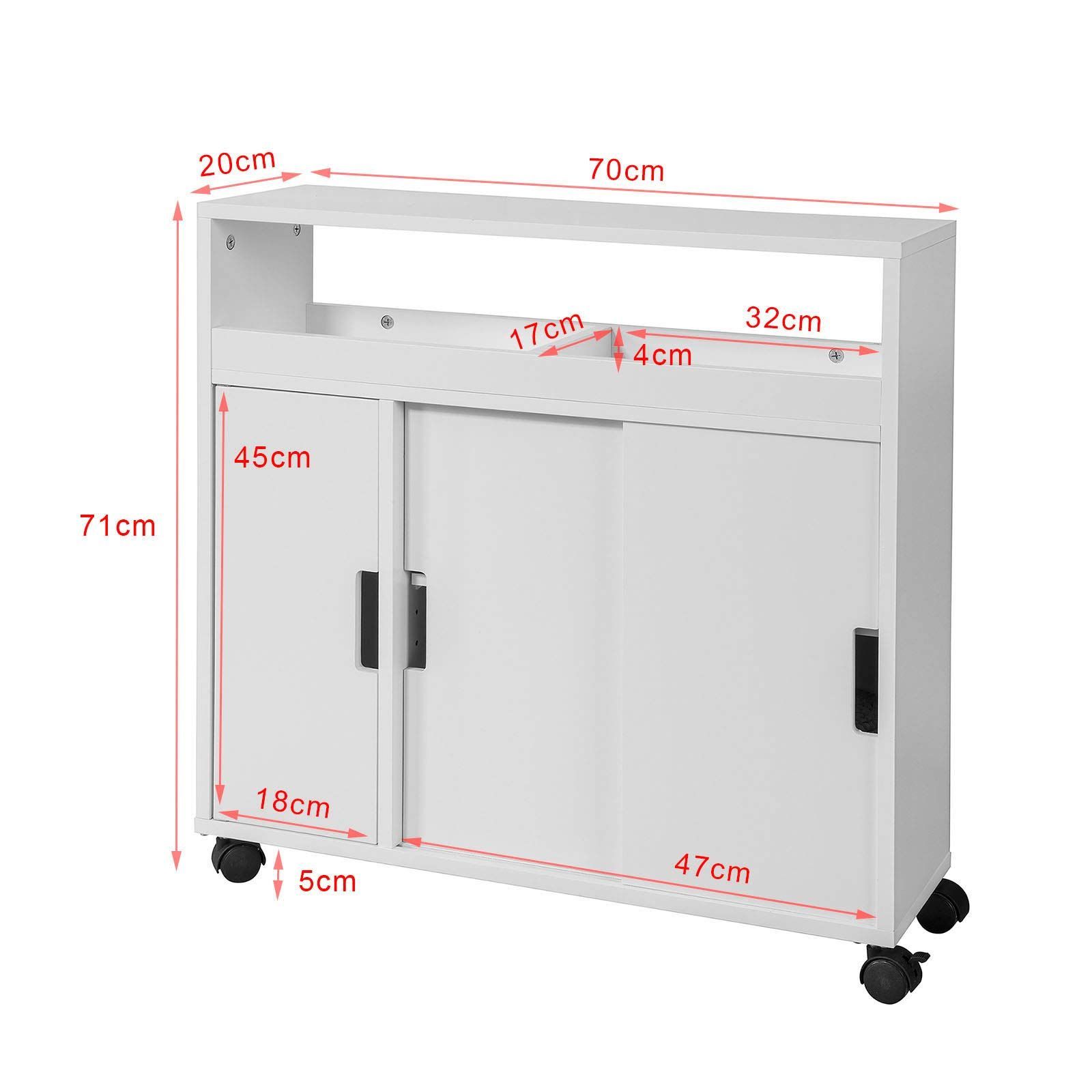 在庫一掃 幅70×奥行き20×高さ70cm ブラシ収納 キャスター付き トイレットペーパーストッカー 隙間収納 薄型 北欧風 スリム おしゃれ トイレラック すきま収納 トイレ収納 スリム トイレ収納ラック トイレ SoBuy 棚 BZR02-W WWW_NOITHATQUANGTHANH_NET