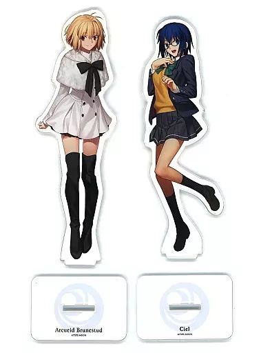 月姫 C99 アクリルスタンド アルクェイド・ブリュンスタッド&シエル 中古】アクリルスタンド・アクリルパネル アルクェイド