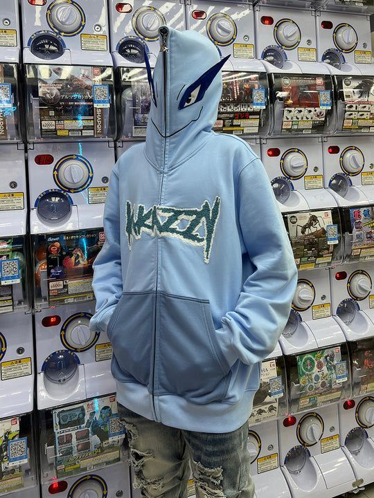 KaKazzy】ルギア ポケモン フルジップ パーカー 男女着用可 ユニ