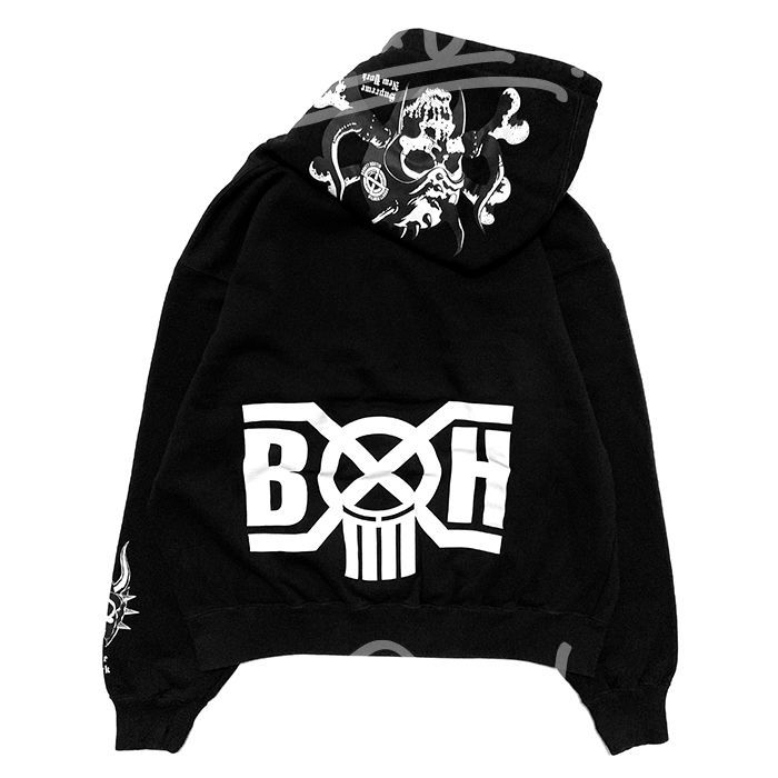Bounty Hunter ブラック パーカー BOUNTY HUNTER バウンティーハンター B×H LOGO PULLOVER ロゴ