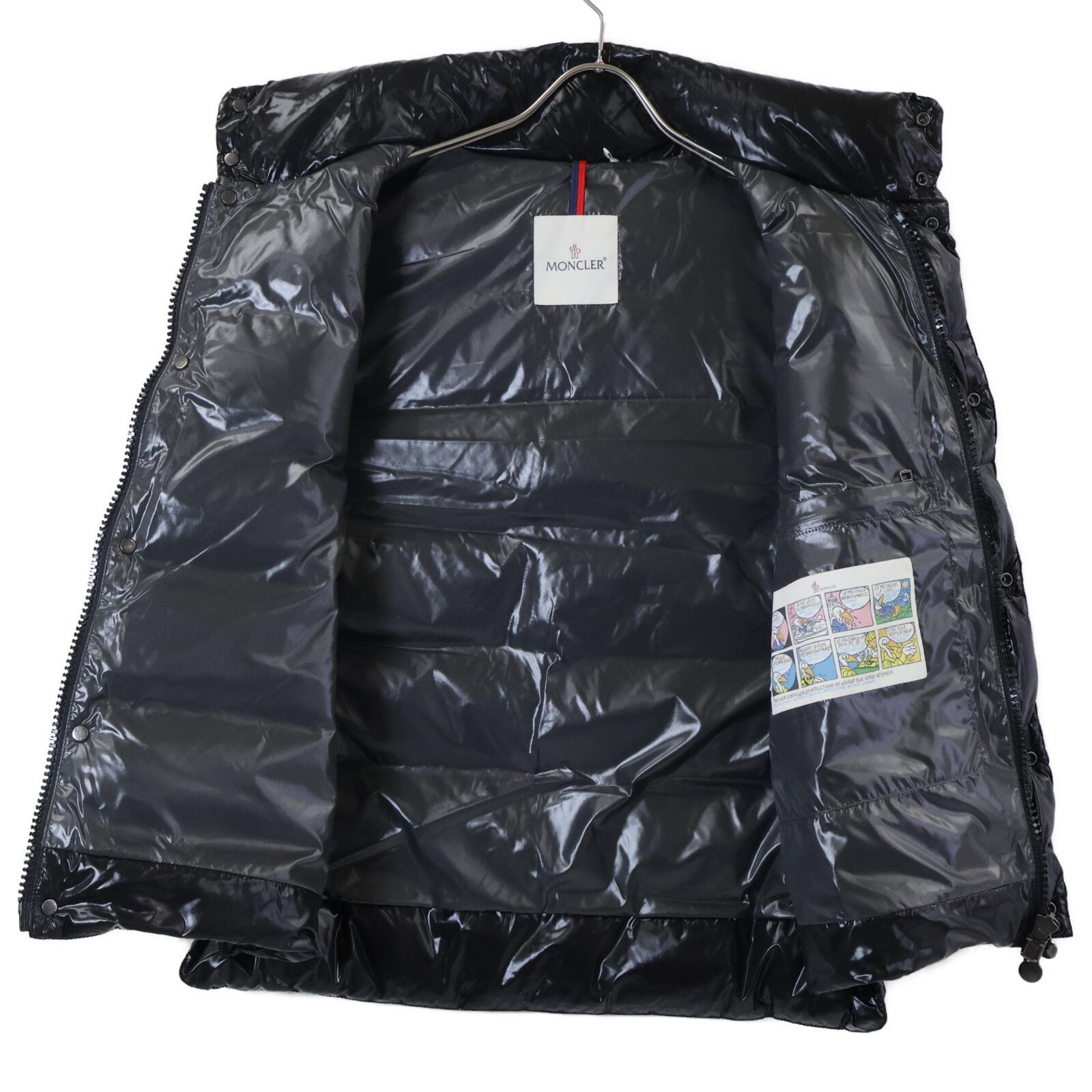 ［美品］モンクレール　ダウンベスト　黒　TIB GILET MONCLER モンクレール ダウンベスト TIB 大きいサイズあり