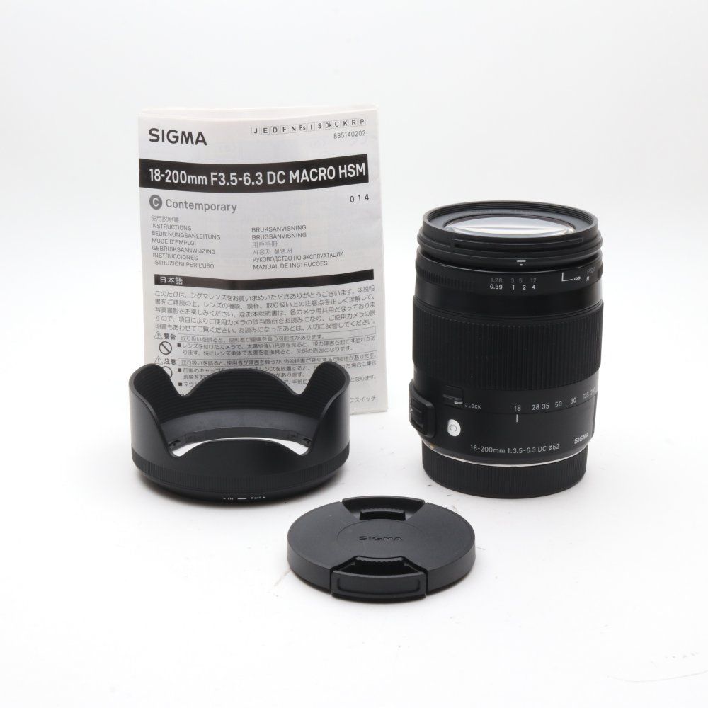 中古】シグマ(Sigma) SIGMA 18-300mm F3.5-6.3 DC MACRO HSM