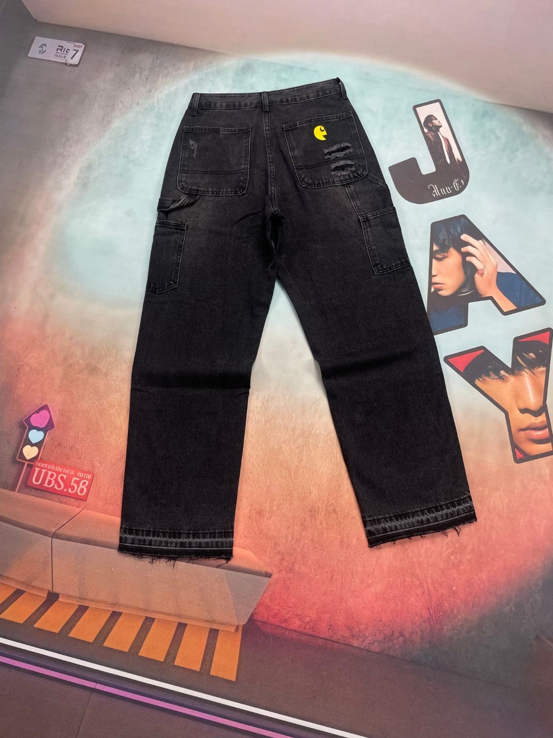 メンズデニムパンツ False