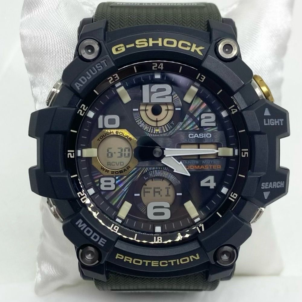 極美品》CASIO カシオ G-SHOCK Gショック GWG-100-1A3JF MUDMASTER