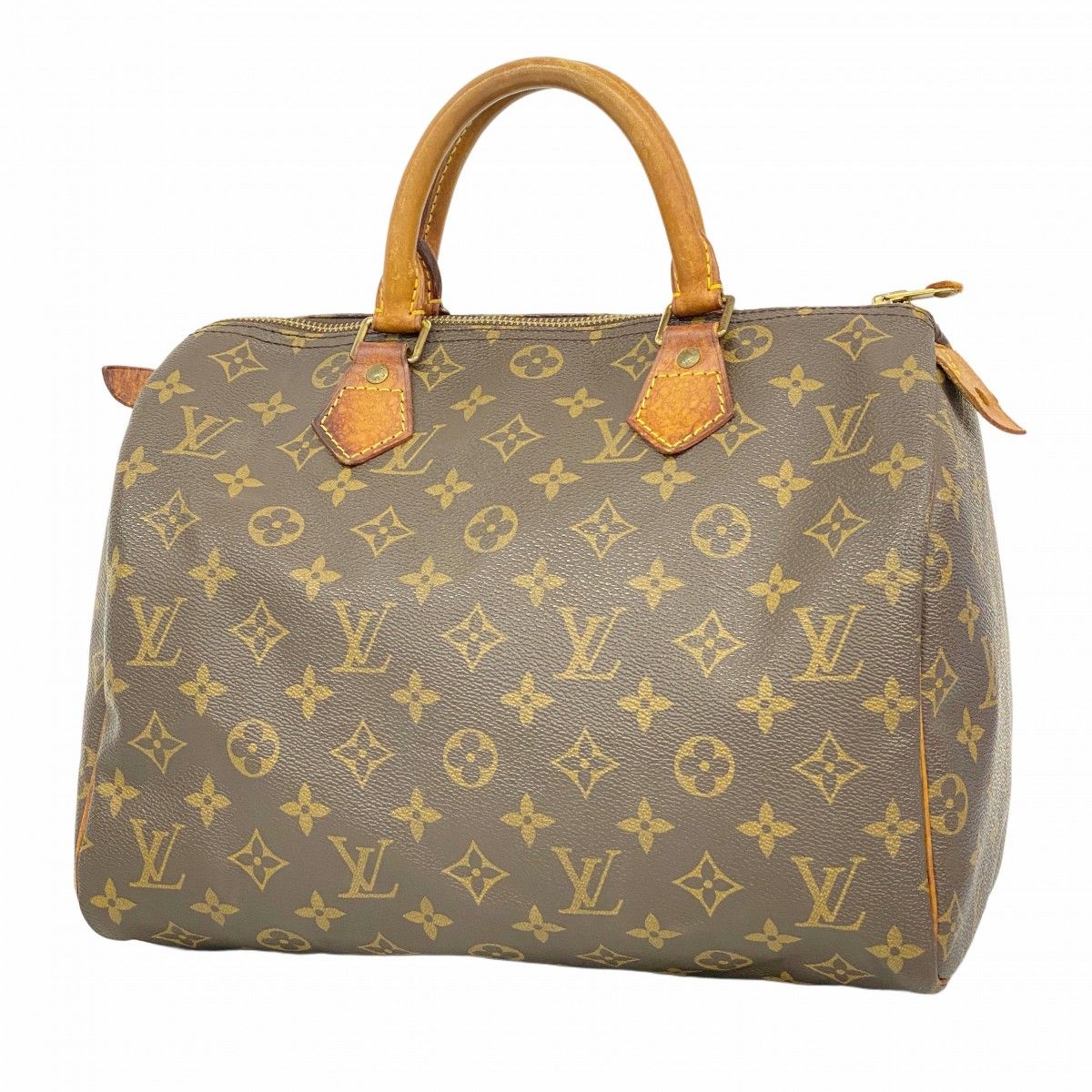 良品 ルイヴィトン モノグラム スピーディ ハンドバッグ ボストン ブラウン ルイ・ヴィトン(Louis Vuitton) ルイ・ヴィトン ハンドバッグ