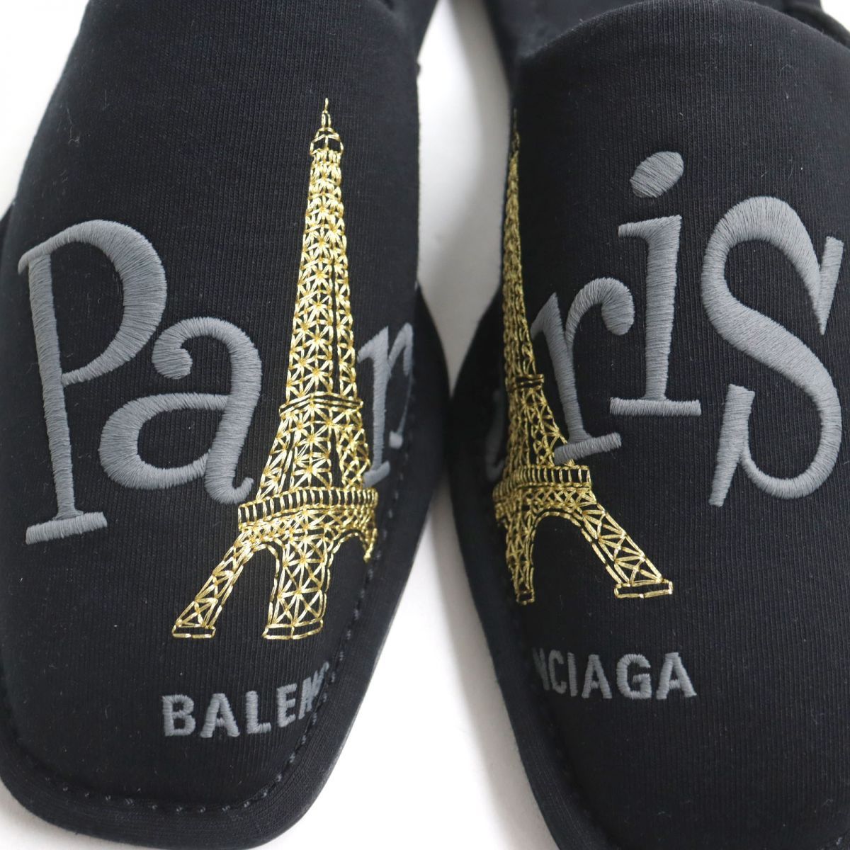 未使用品◇定価72360円 BALENCIAGA バレンシアガ ロゴ刺繍入り