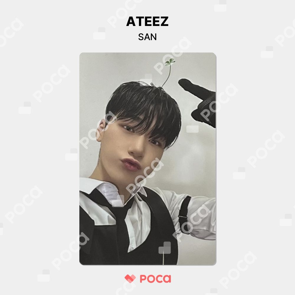 ATEEZ  サン  OUTLAW  MAKESTAR  トレカ ATEEZ ヨサン トレカ MAKESTAR ラキドロ OUTLAW - メルカリ
