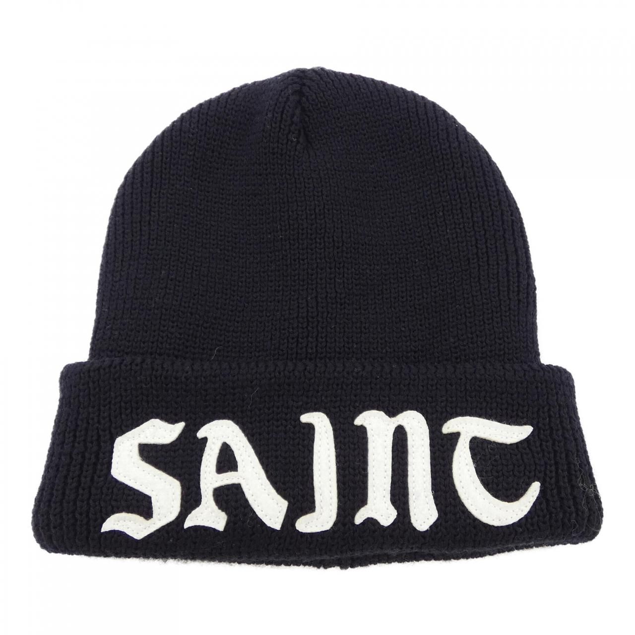 【新品】 未着用 SAINT MICHAEL ニットキャップ 黒 セントマイケル SAINT MICHAEL 24AW KNIT CAP ニットキャップ ビーニー ニット帽