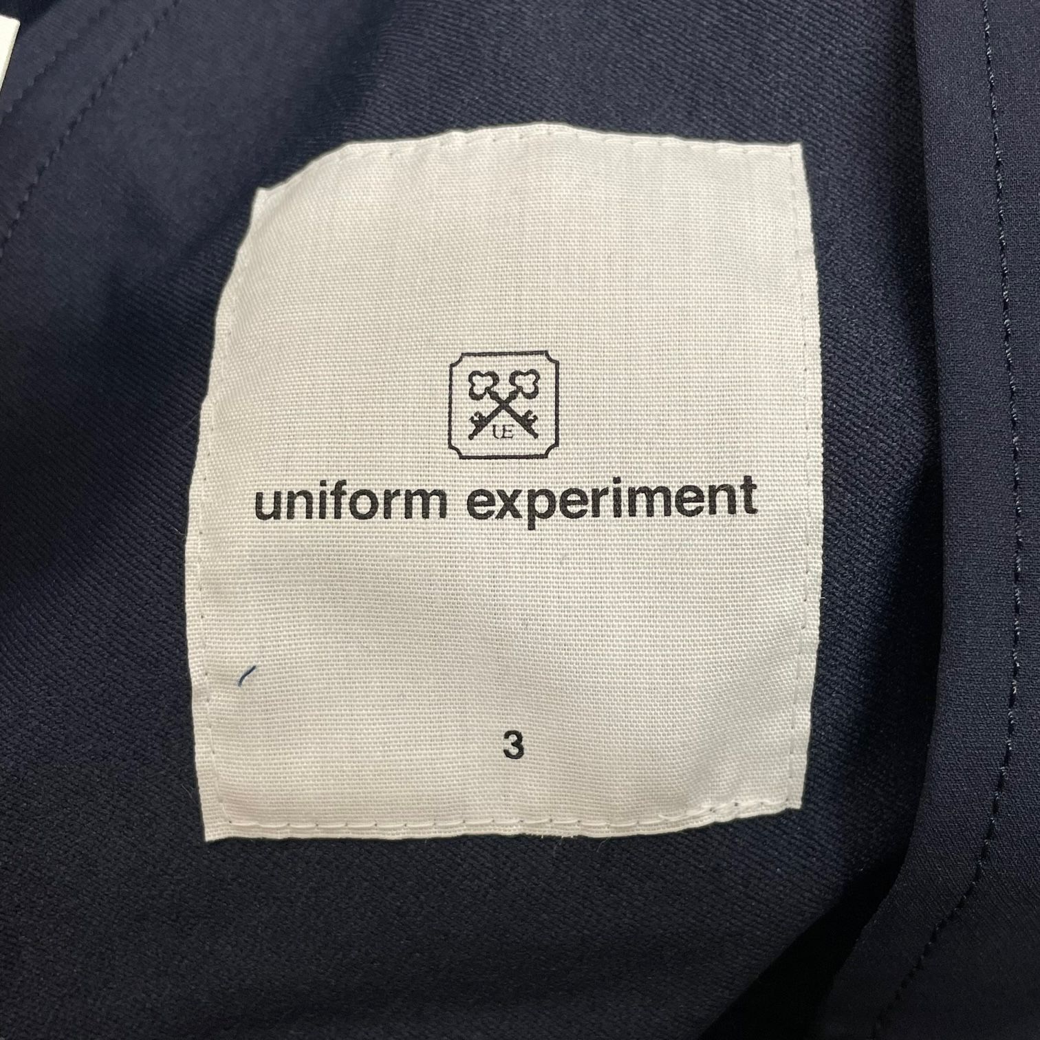 定価42900円 美品 UNIFORM EXPERIMENT 23SS BASIC RIBBED BLOUSON ベーシック リブブルゾン  ユニフォームエクスペリメント UE-230033 ネイビー 3 54845A - メルカリ