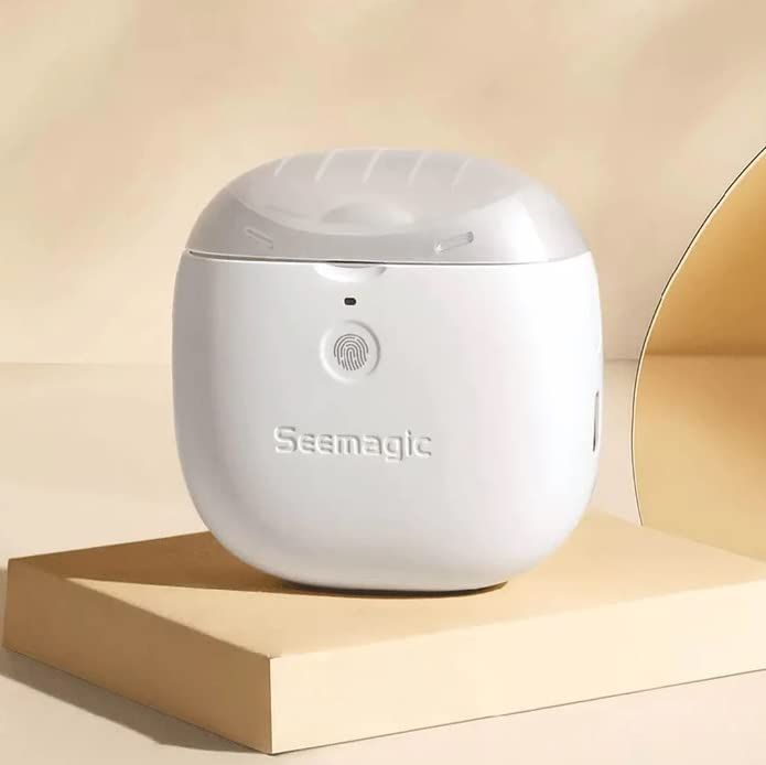 静音 コンパクト 子供 高齢者 足爪 2段階調整 LEDライト付き 充電式 ホワイト 爪切り 電動爪やすり Pro GeeMagic