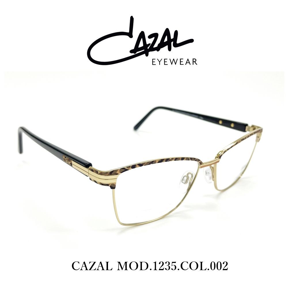 【新品】CAZAL カザール メガネフレーム MOD.1235 COL.002 新品】CAZAL カザール メガネフレーム MOD.1235 COL.002