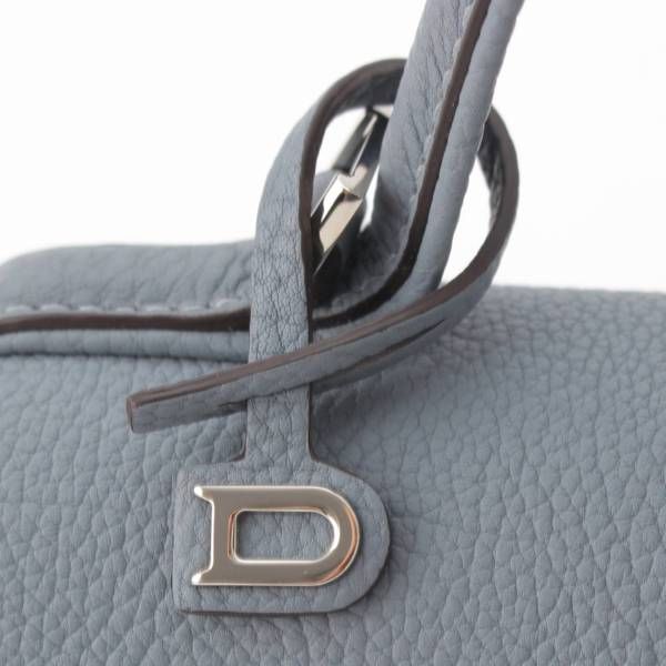 【デルヴォー】Delvaux　タンペートスモール クリスピーカーフ 2wayハンドバッグ パシフィック 【中古】【鑑定済・正規品保証】200587