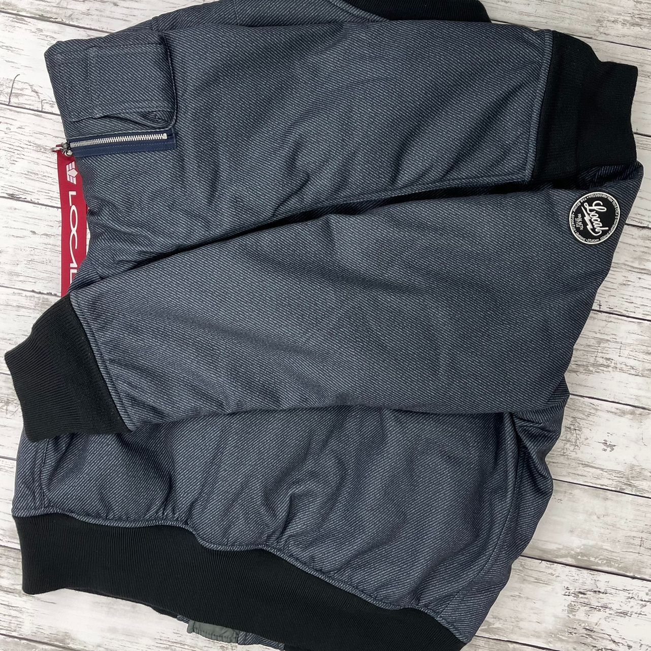 LOCAL ローカル スノーボード ウェア MA-1 ジャケット メンズ 美品/M】LOCAL ローカル MA-1 中綿 ジャケット スノーウェア