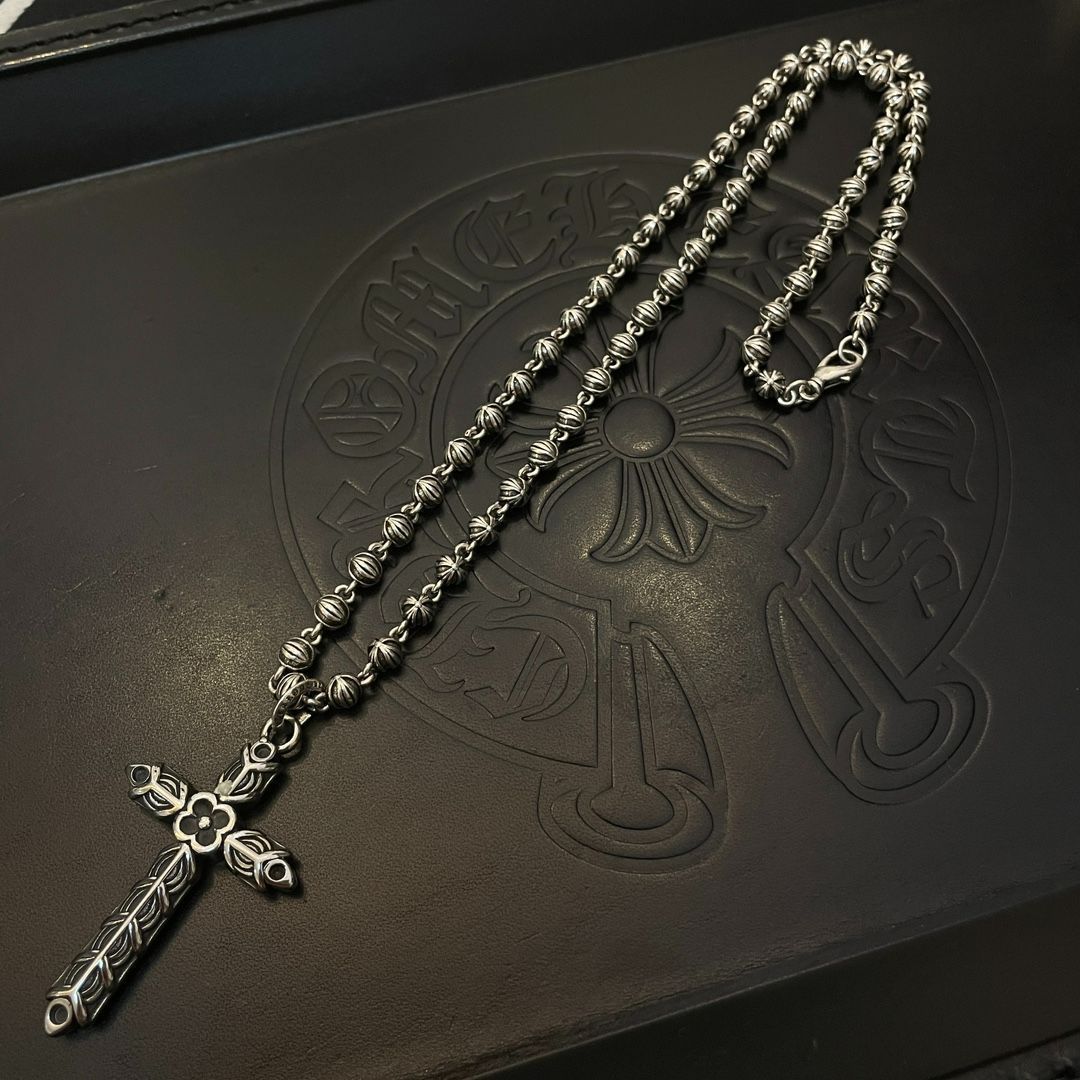 Chrome Hearts（クロムハーツ）シルバー　ネックレス　十字架