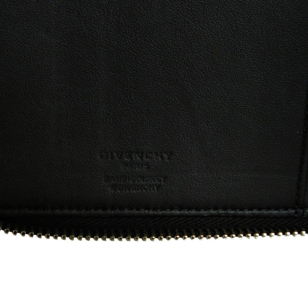 未使用 GIVENCHY ICONIC PRINT WALLET ディズニー 黒 - 長財布