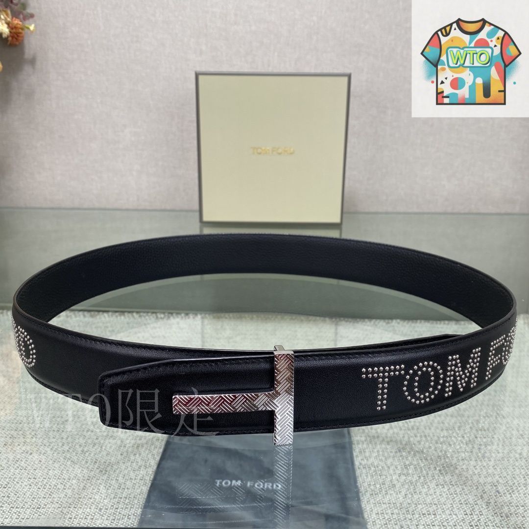 TOM FORD☆ダブルT クロコ風レザーベルト 関税送料込み TOM FORD☆ダブルT クロコ風レザーベルト 関税送料込み (TOM