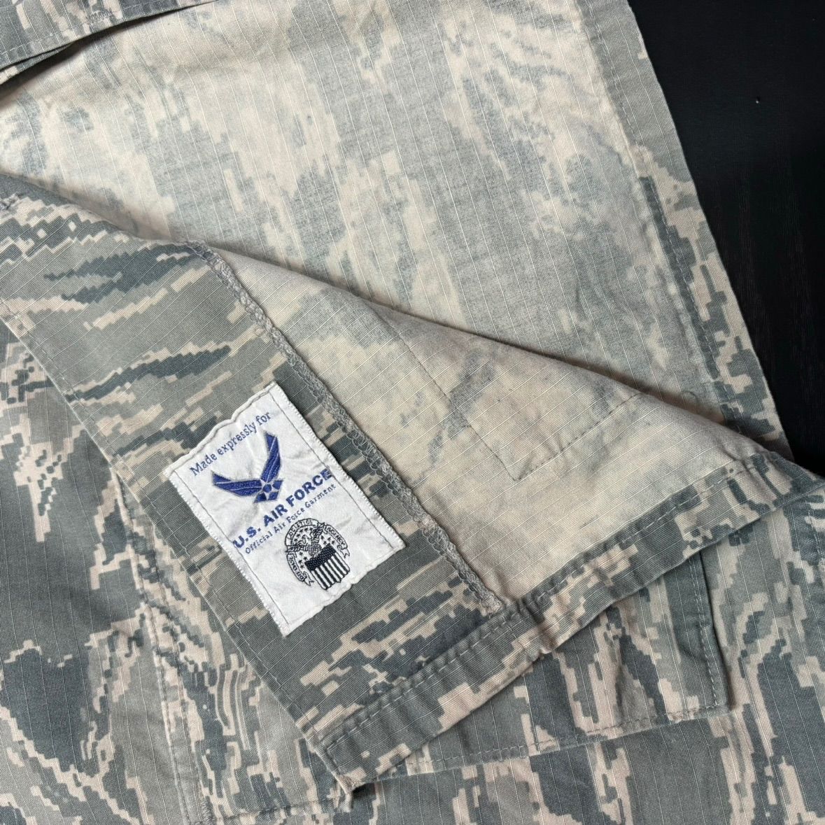 古着】ミリタリージャケット(US-AIRFORCE)XL カモフラ エア