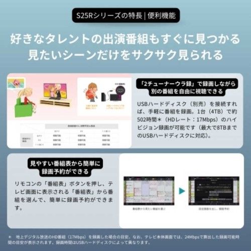 ハイビジョン液晶レグザ S25R