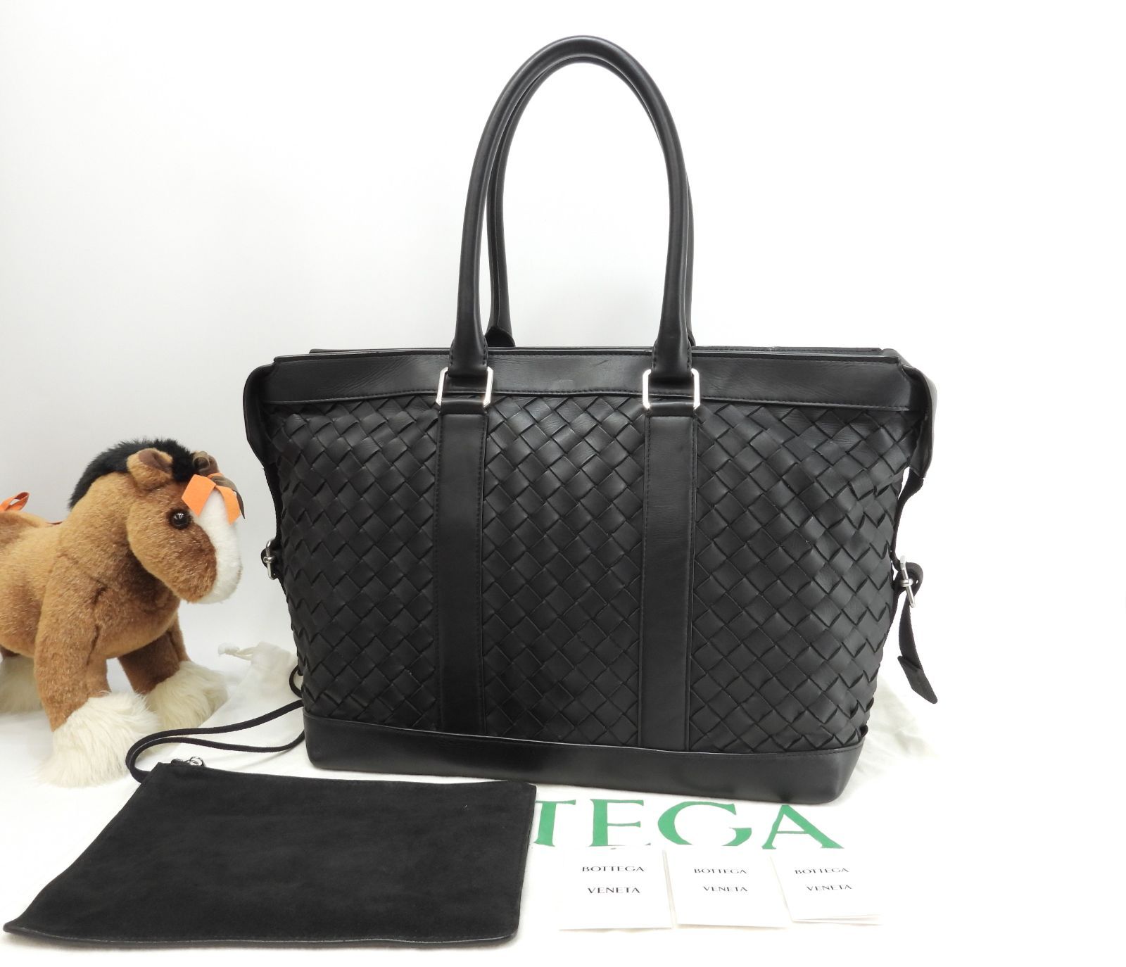 【極美品】ボッテガヴェネタ ビジネスバッグ 2way オールイントレチャートA4 ✨極美品✨ボッテガ ビジネスバッグ イントレチャート レザー ブラウン