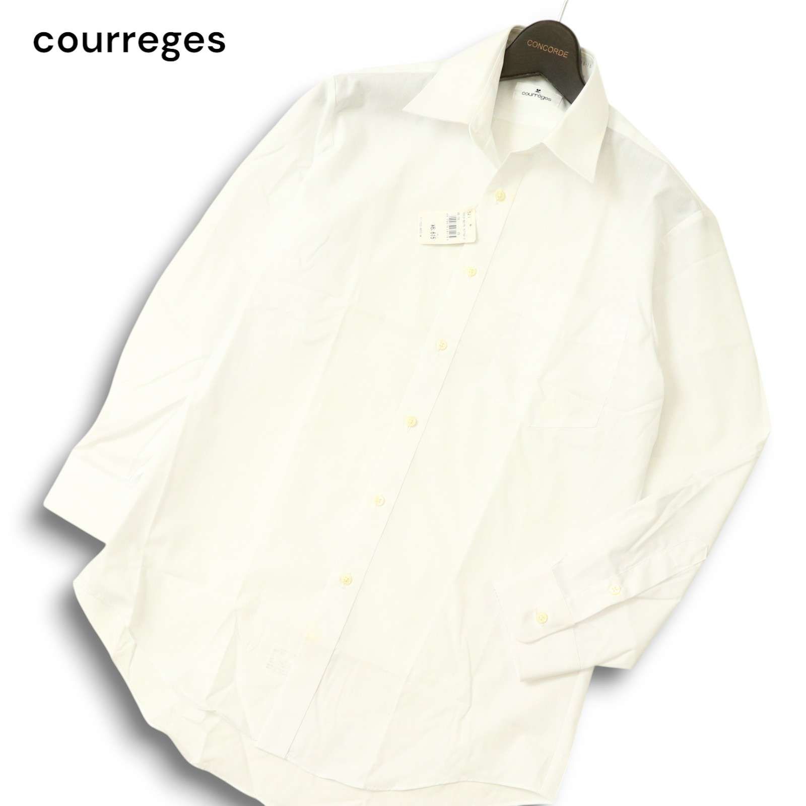 未使用☆ courreges クレージュ 通年 長袖 シャツ ワイシャツ ビジネス 