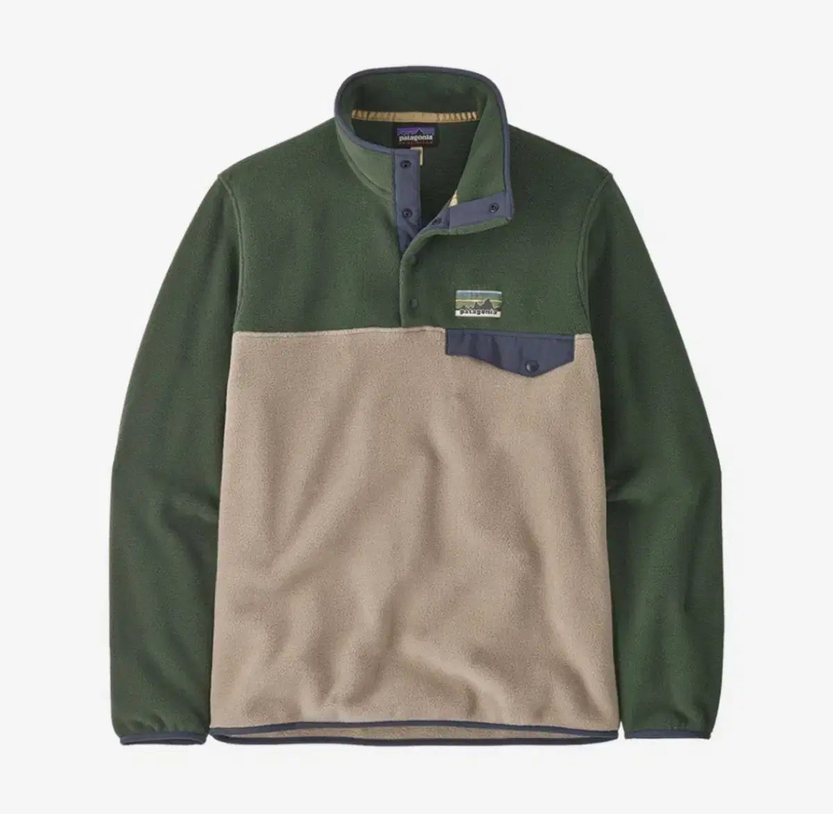 patagonia パタゴニア ライトウェイト 軽量 Synchilla シンチラ スナップ- T フリース プルオーバー シーバード グレー