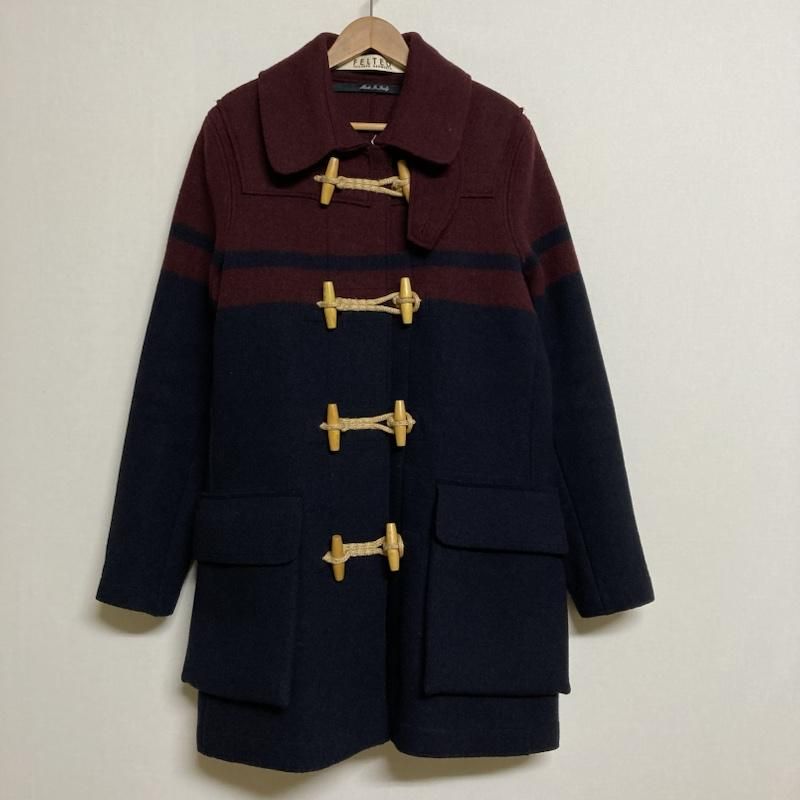 FELTED TAILORED GARMENTS フェルテッド テーラード ガーメンツ コート FELTED TAILORED GARMENTS × TOMORROWLAND イタリア製 ウール 2トーン ダッフルコート S 52-09-25-09007